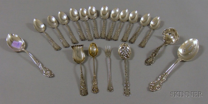 Appraisal: Group of Sterling Flatware Items comprising a Gorham sterling ladle