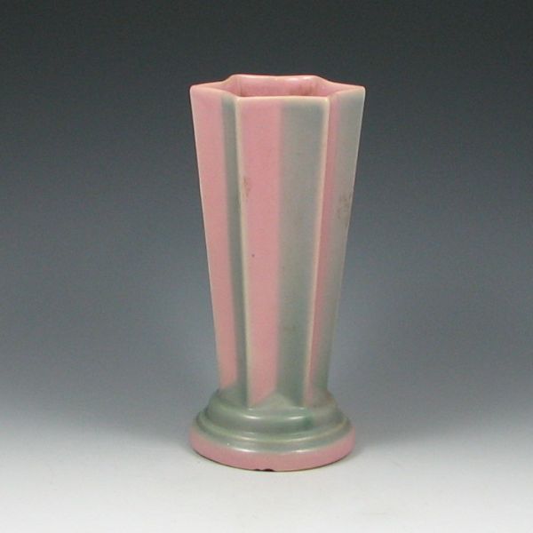 Appraisal: Roseville Futura - Shooting Star vase Unmarked Three large chips