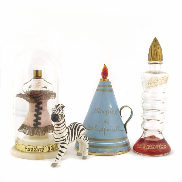 Appraisal: A grouping of various novelty and collectible perfume bottles to