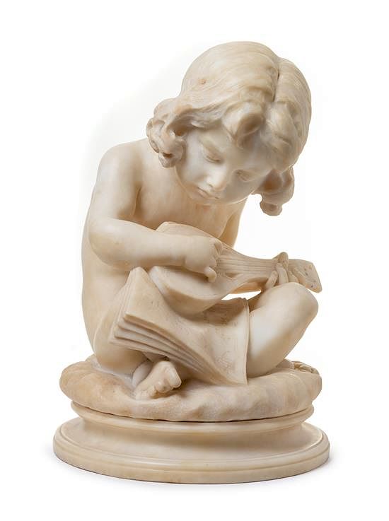 Appraisal: An Italian Marble Figure Height inches An Italian Marble Figure