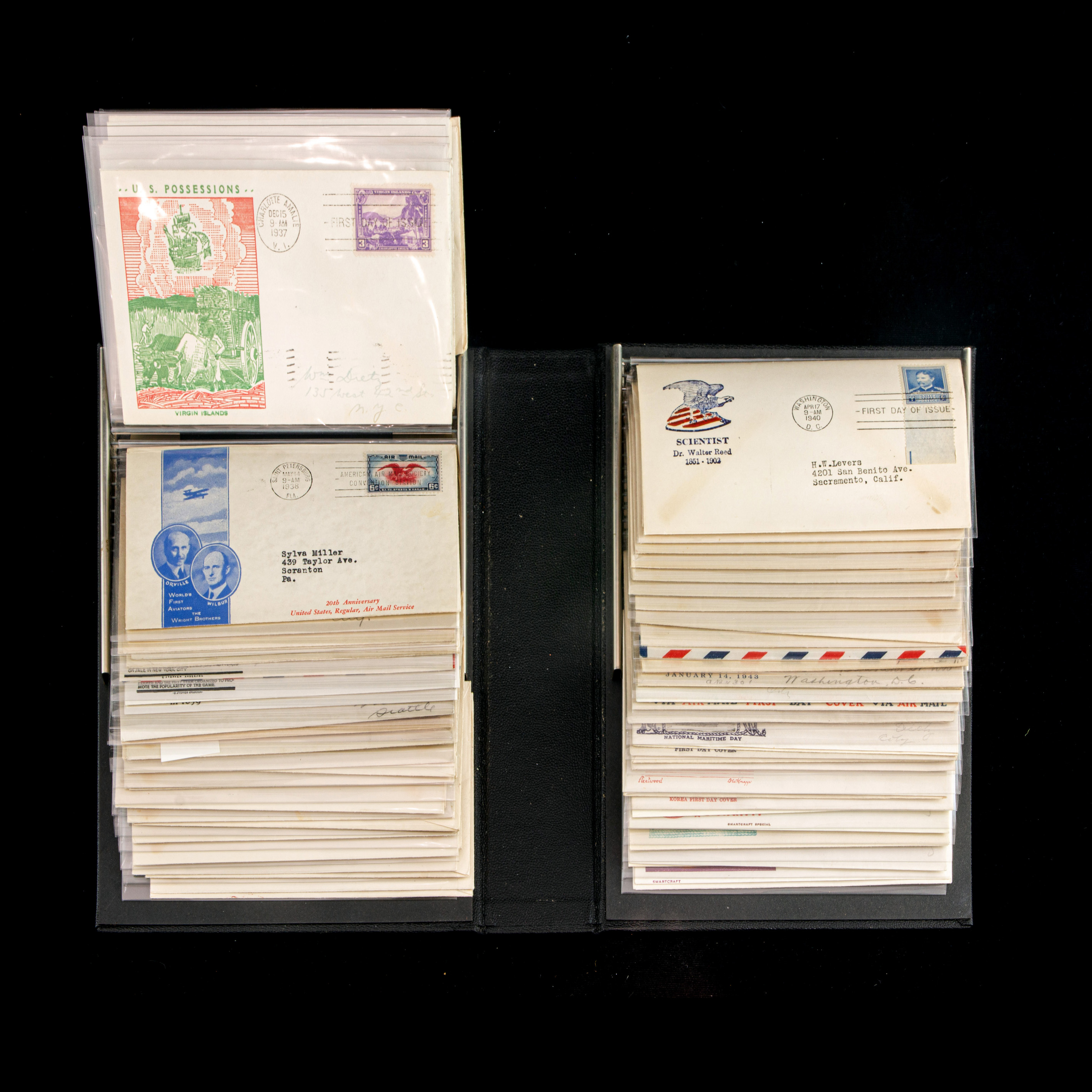 Appraisal: U S EARLY FIRST DAY COVER COLLECTION U S Early