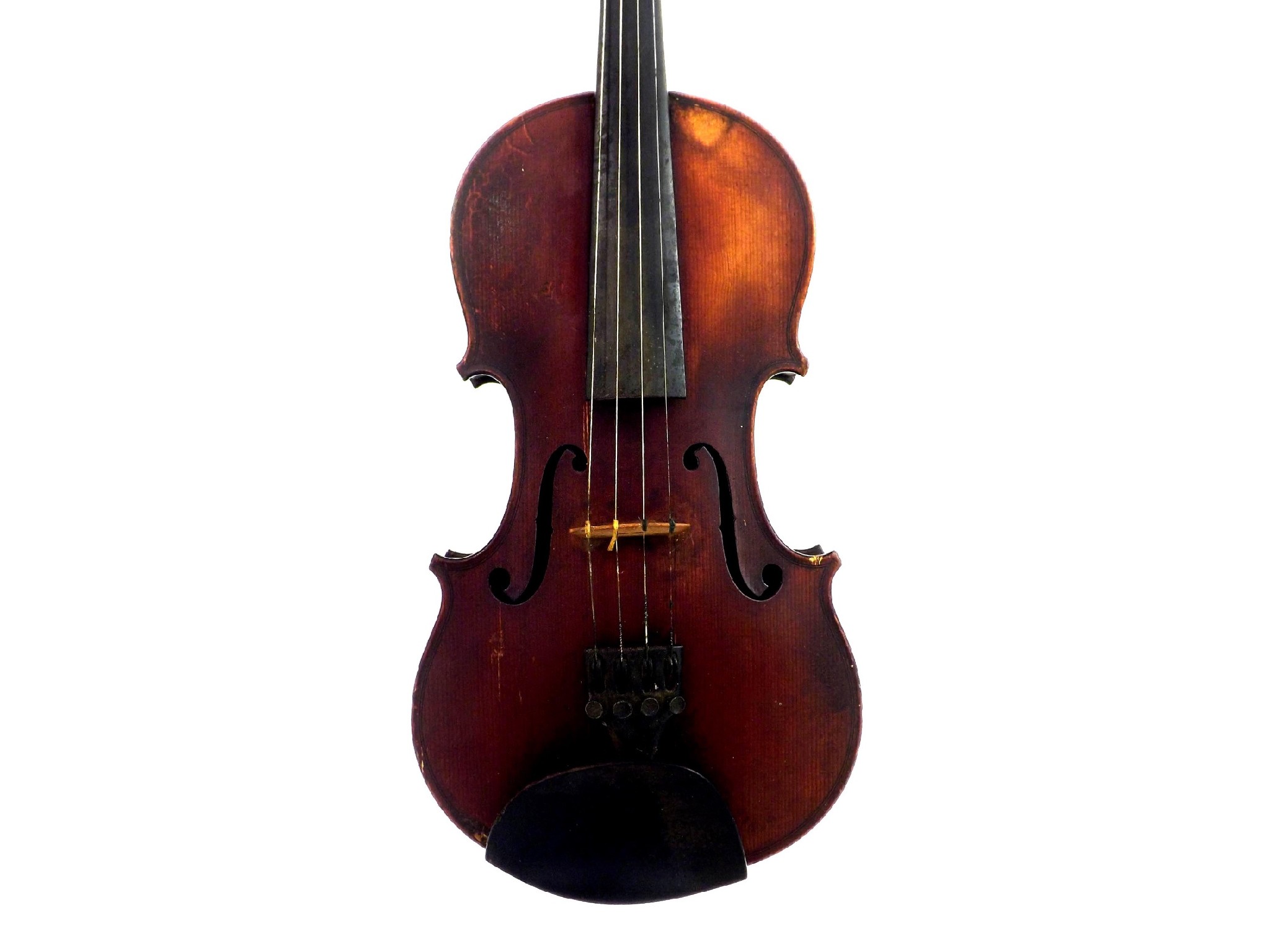 Appraisal: French violin by and labelled Leon Bernardel Luthier bis Faub