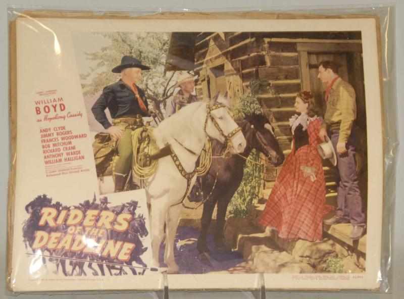 Appraisal: Lot of Hopalong Cassidy Lobby Cards From Riders of the