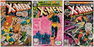 Appraisal: X-Men Uncanny X-Men Wolverine Lot of Over Comic Books Including