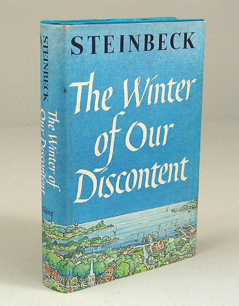 Appraisal: STEINBECK JOHN The Winter of our Discontent New York Viking