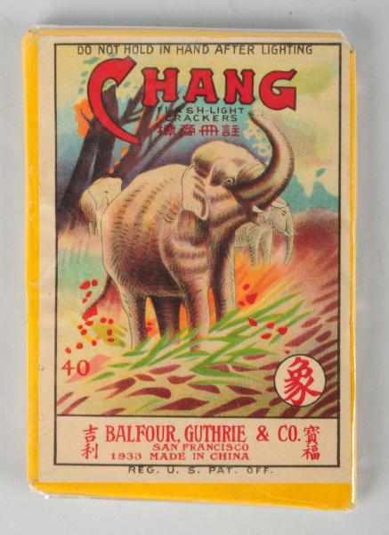 Appraisal: Chang -Pack Firecrackers Class Balfour Guthrie Co in San Francisco