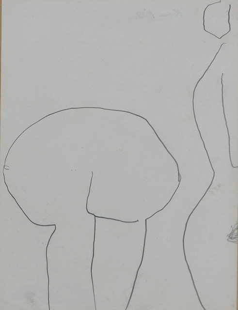 Appraisal: Roger Hilton British - Nudeinscribed 'Roger Hilton' to reverse pencil