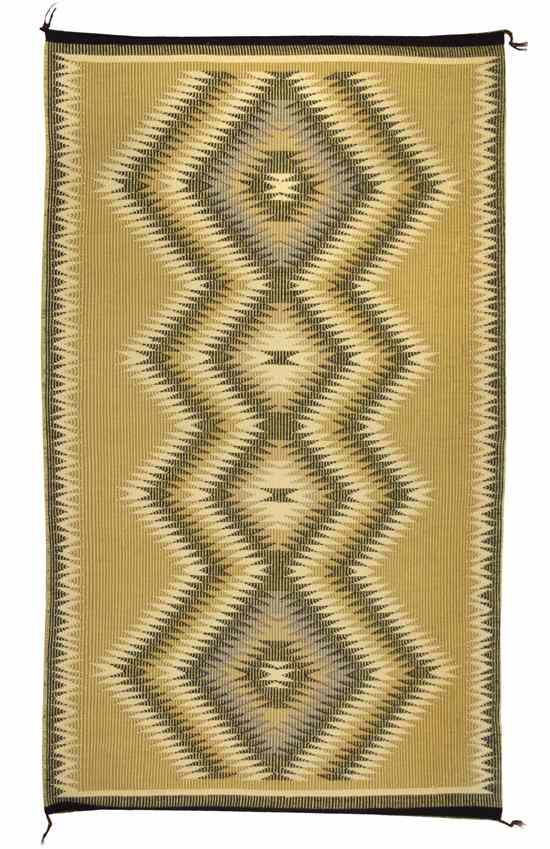 Appraisal: A Navajo Weaving having a raised outline weaver Cora Goodman