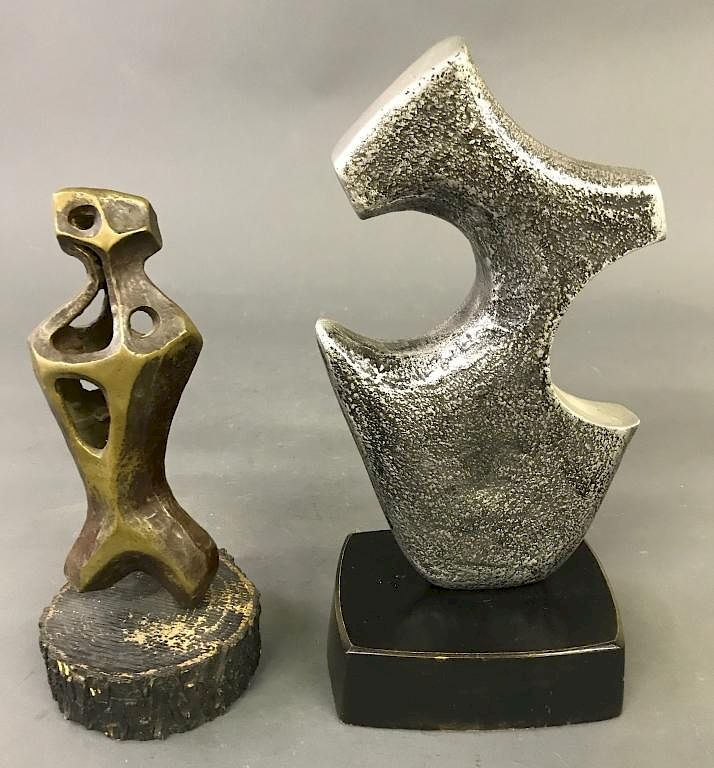 Appraisal: Two Sculptures by Richard Mykle Richard Mykle El Paso Texas