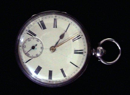 Appraisal: A gentleman's Victorian open faced pocket watch the silver case