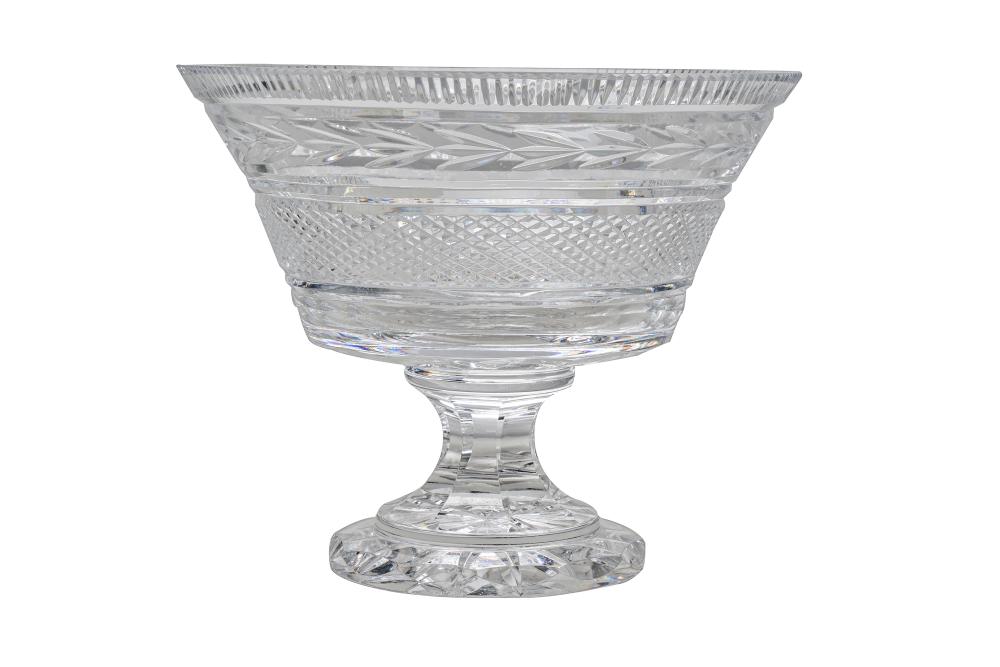 Appraisal: WATERFORD CRYSTAL FOOTED BOWLmarked to underside Condition a large chip