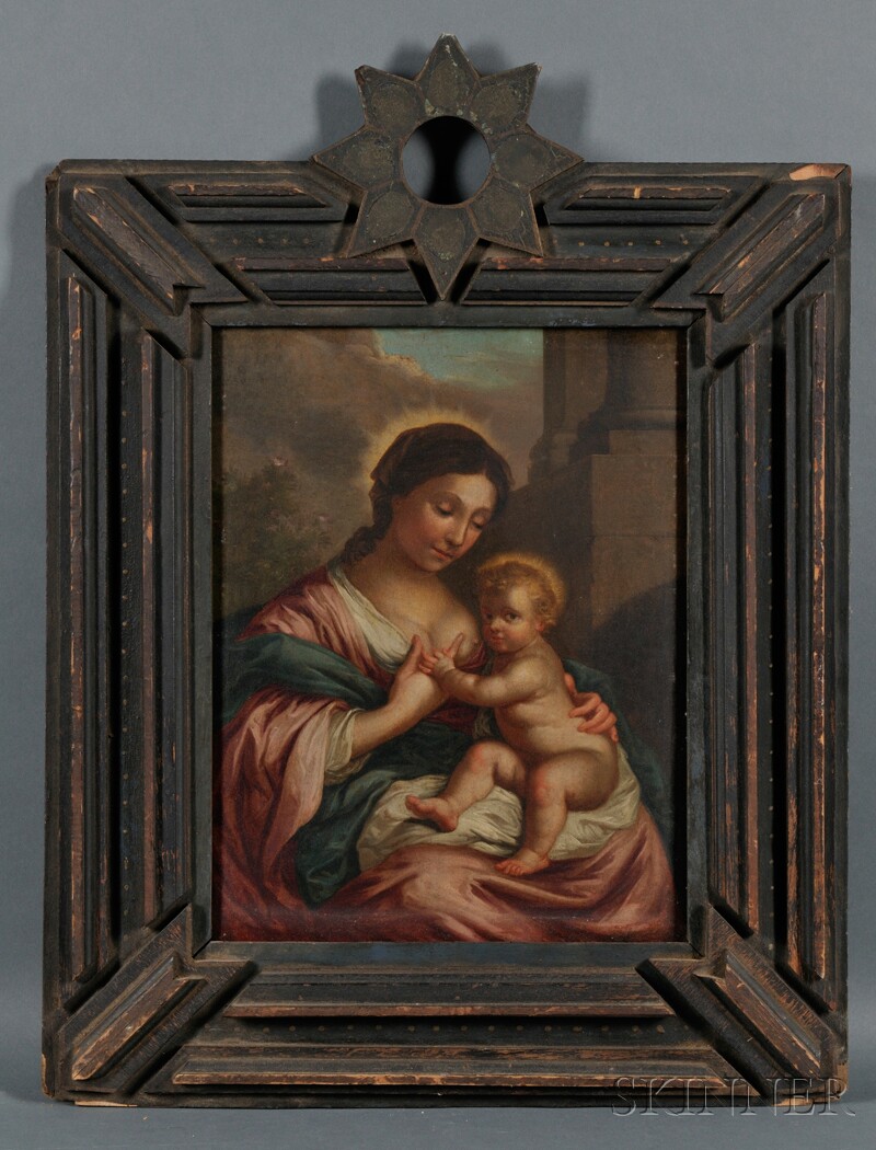 Appraisal: French School th Century Madonna and Child Italian th Century