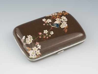 Appraisal: A Japanese Cloisonne Cigarette Case Apprx - x - cm