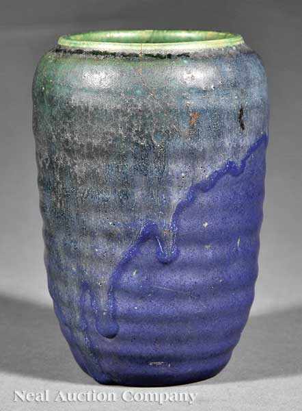 Appraisal: A Newcomb College Art Pottery Experimental Glaze Vase c -