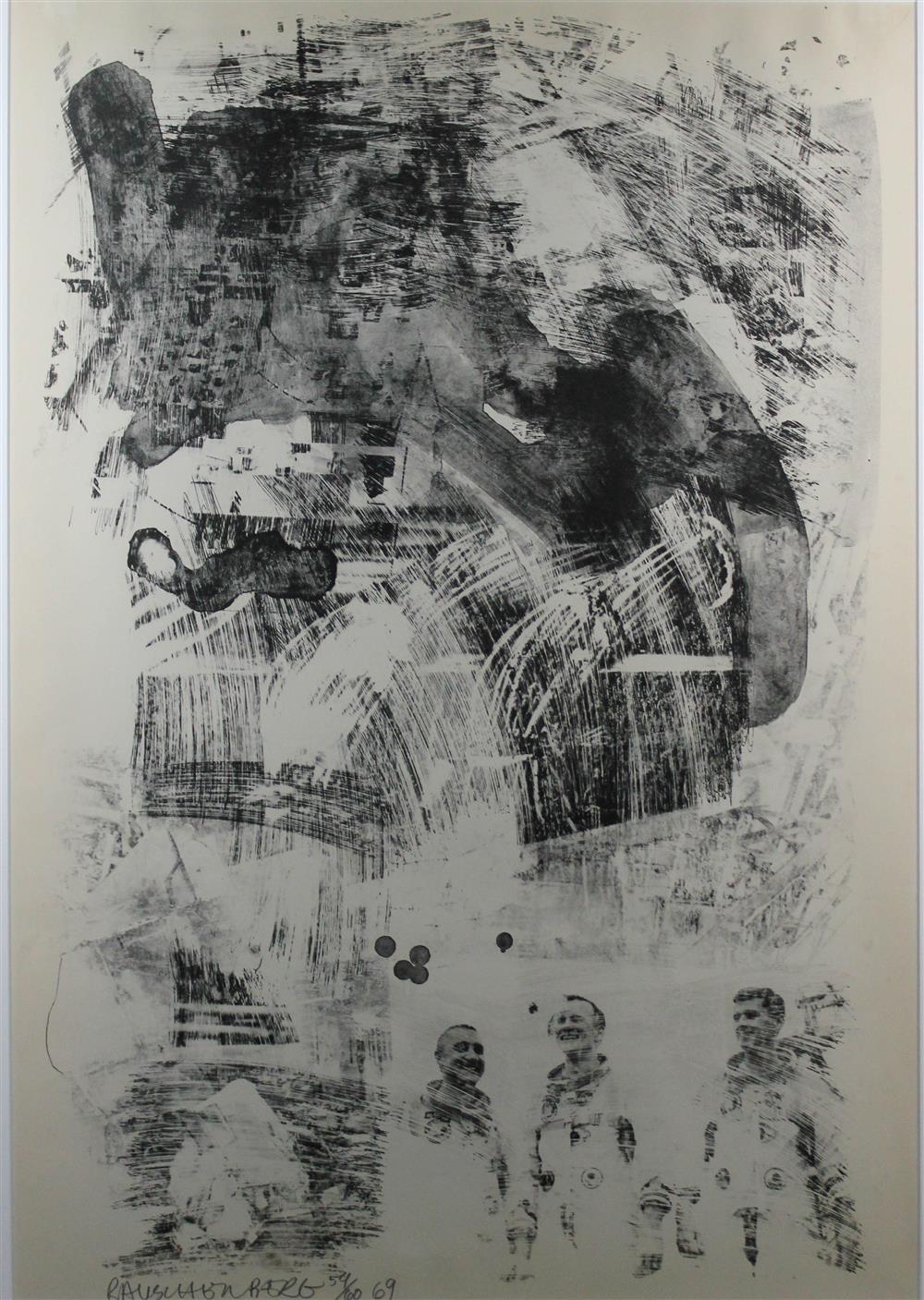 Appraisal: ROBERT RAUSCHENBERG AMERICAN - BRAKE from STONED MOON SERIES Lithograph