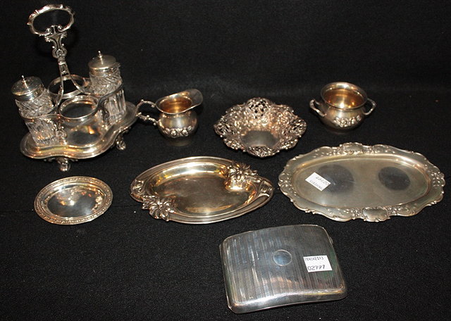 Appraisal: A COLLECTION OF MISCELLANEOUS SILVER AND OTHER WARES including a