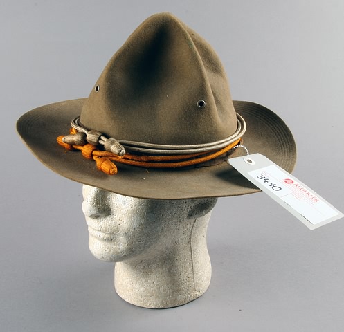 Appraisal: Montana Peak Hat with white cord and gold cord