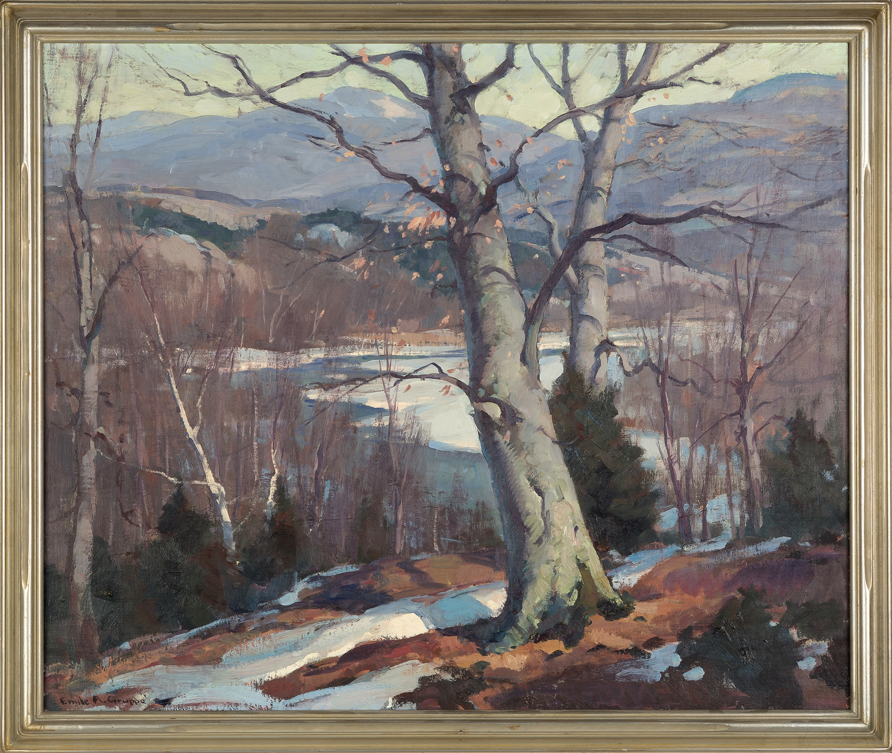 Appraisal: Emile Albert Gruppe American - Vermont Landscape Signed lower left