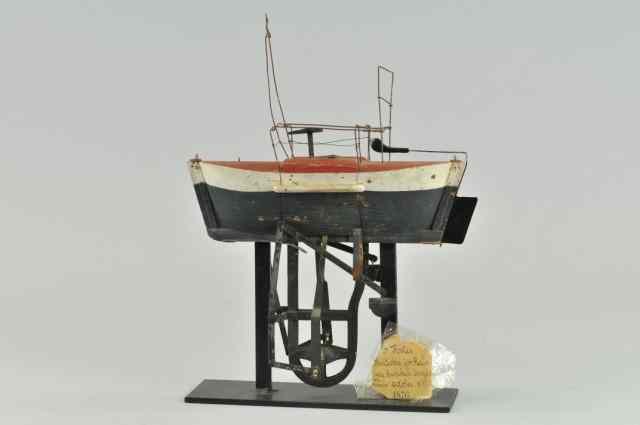 Appraisal: PONTOON FOR RAISING SUNKEN VESSELS PATENT MODEL Issued Oct very