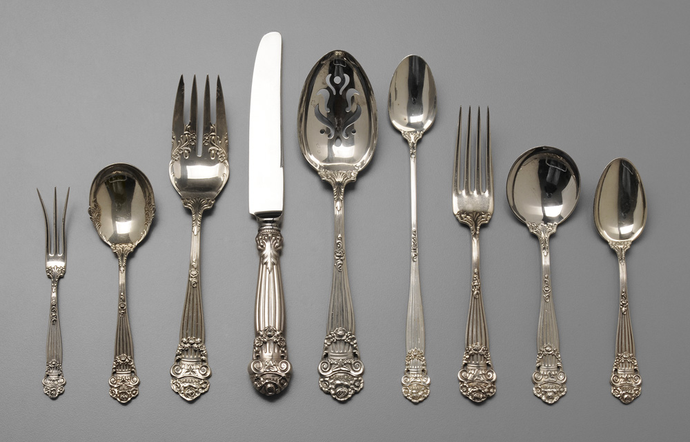 Appraisal: Towle Georgian Sterling Flatware American th century pieces with marks