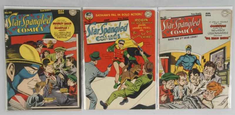 Appraisal: Lot of s Star Spangled Comics Description This lot includes