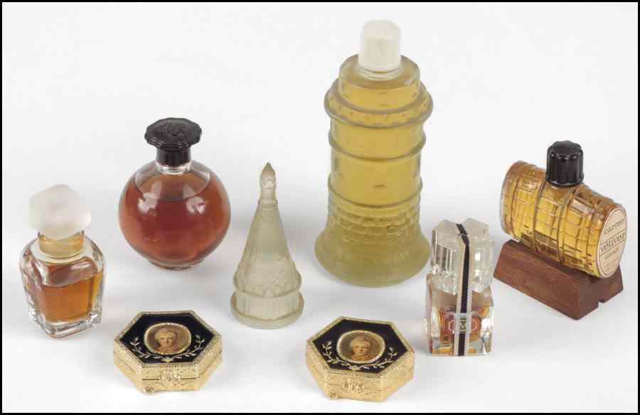 Appraisal: COLLECTION OF PERFUME BOTTLES Comprised of Pucci Pavlova Eve by