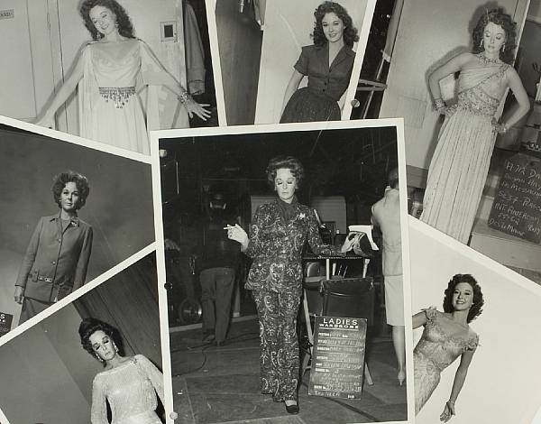 Appraisal: A Susan Hayward group of never-before-seen black and white 'wardrobe