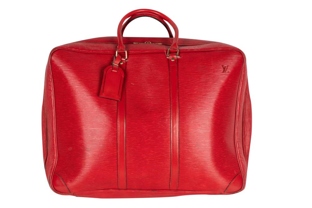 Appraisal: LOUIS VUITTON RED EPI LEATHER BAGCondition scuff marks and wear