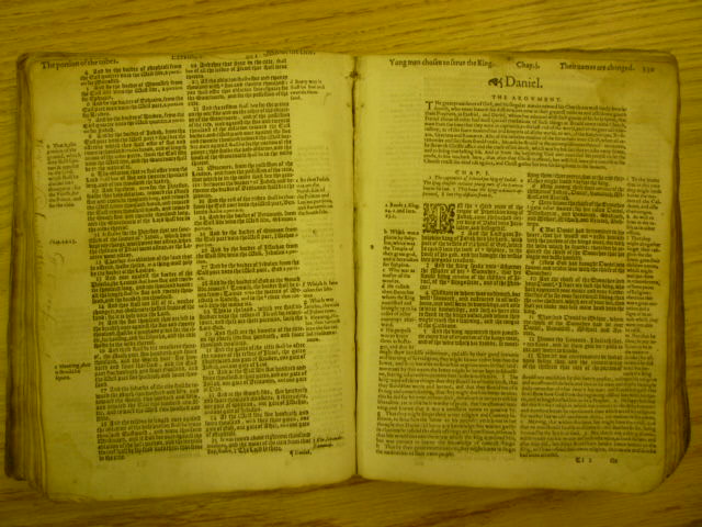 Appraisal: BIBLE Robert Barker Imprint details from colophon lacking all before