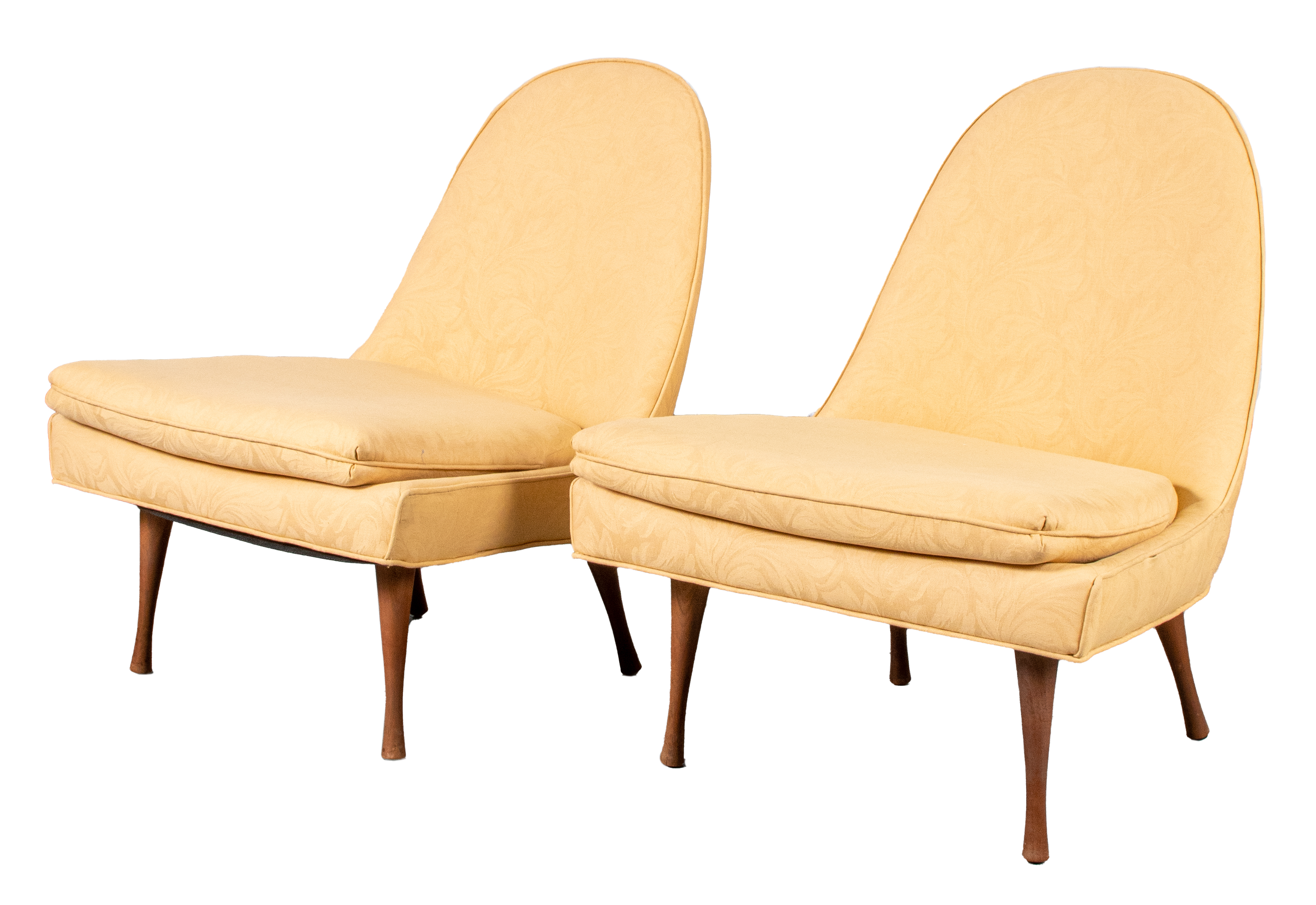 Appraisal: PAUL MCCOBB SYMMETRIC GROUP SLIPPER CHAIRS PR Paul McCobb for