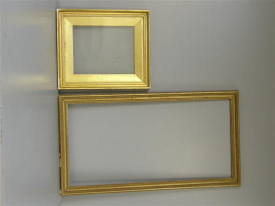 Appraisal: th century gilt picture frame by and one other by