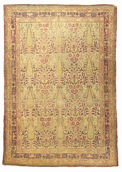 Appraisal: A Lavar Kerman carpet South Central Perisa late th century