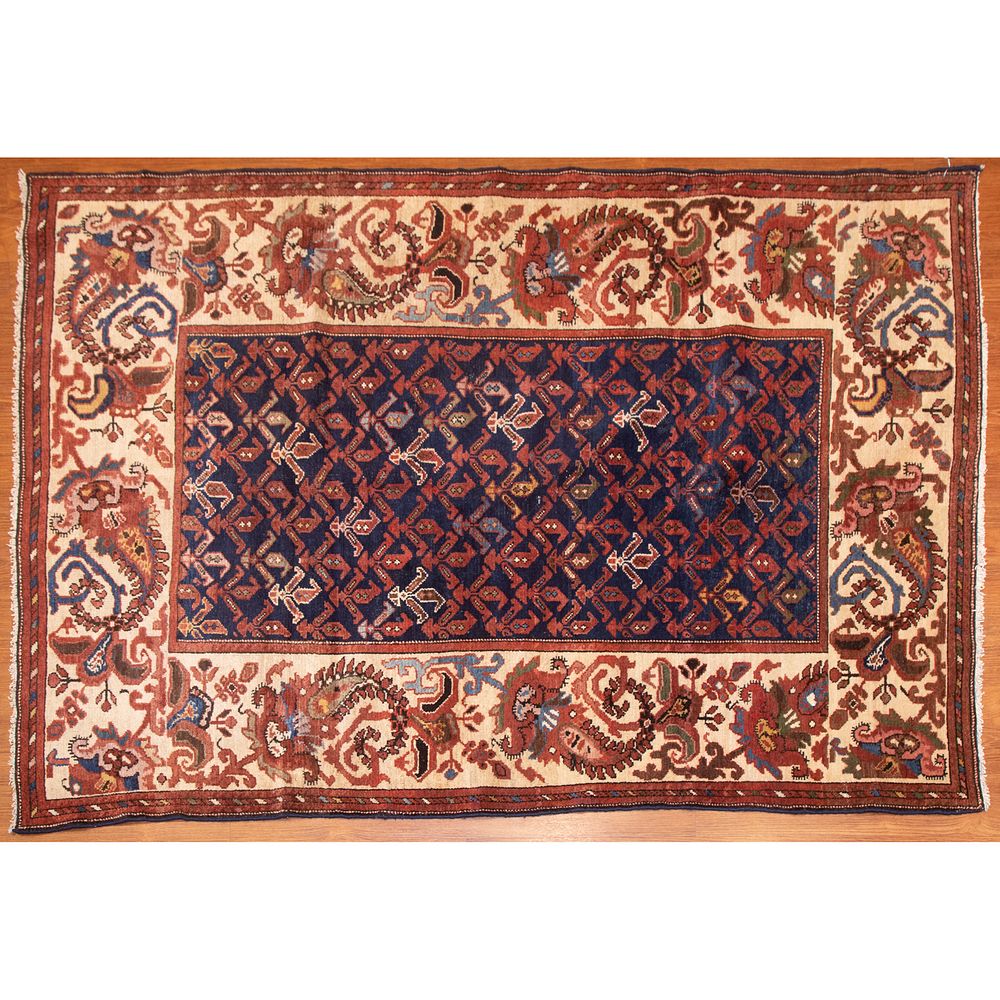 Appraisal: Antique Malayer Rug Persia x Second quarter- th century hand-knotted