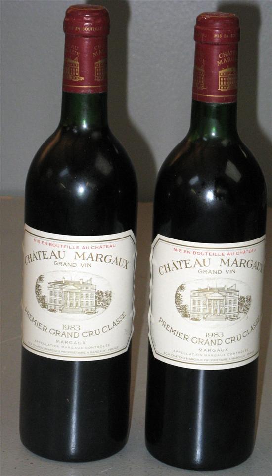 Appraisal: Two bottles Chateau Margaux