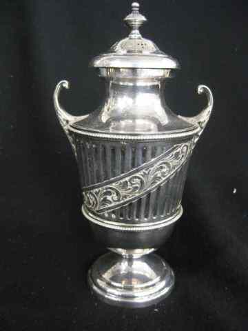 Appraisal: English Silverplate Muffineer or Sugar shaker '' excellent