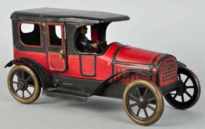 Appraisal: Tin Litho Automobile Wind-Up Toy German Probably KBN Working Includes