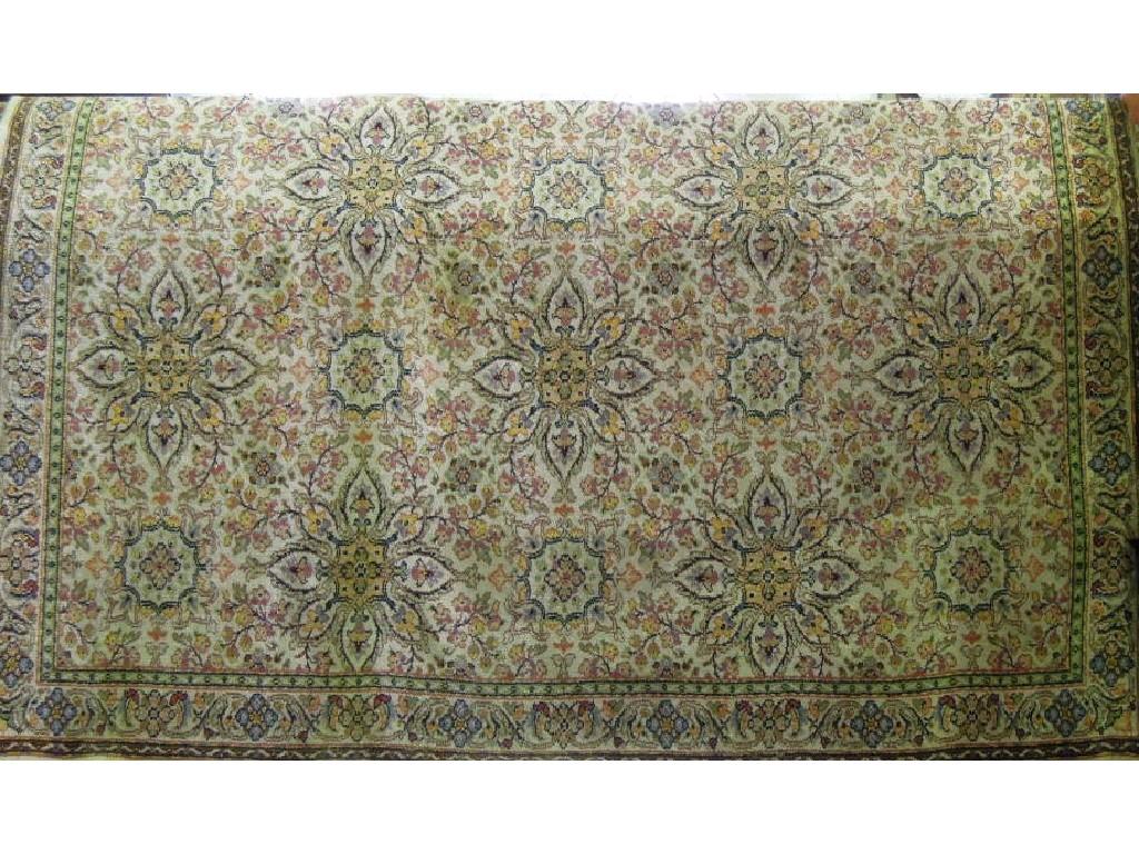 Appraisal: A Wilton style Indian design carpet with all over floral