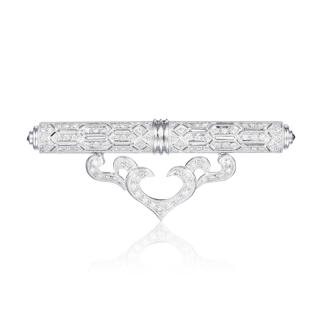 Appraisal: A Diamond Pin Crafted out of K white gold with