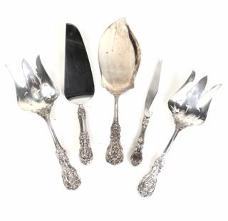 Appraisal: Francis I Sterling serving Utensils Francis I sterling serving utensils