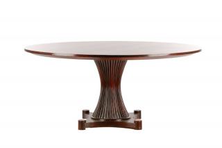 Appraisal: Baker Mahogany Historic Charleston Table Baker Furniture American founded late