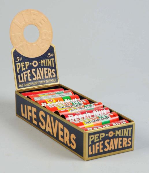 Appraisal: Early Life Savers Display Box This Life Savers display box