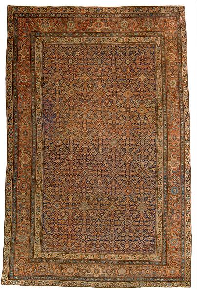 Appraisal: ANTIQUE FRAHAN RUG Persia late th century to early th