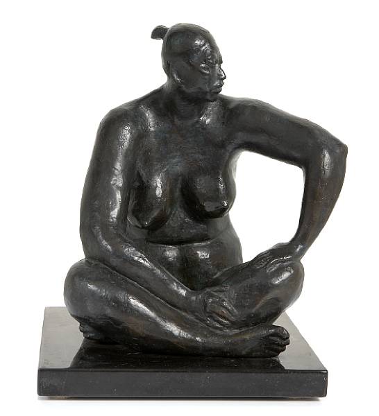 Appraisal: Armando Amaya Mexican born Desnudo sentado incised with signature 'Amaya'