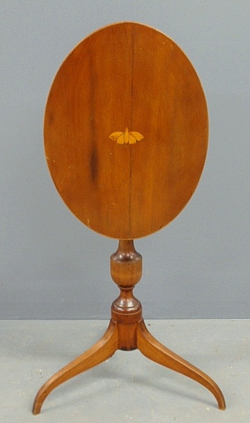 Appraisal: - Lebanon County PA candlestand c the oval top with