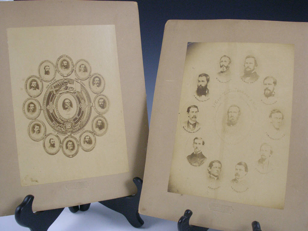 Appraisal: Albumen Prints of Lee Jackson With Their Staffs both mounted