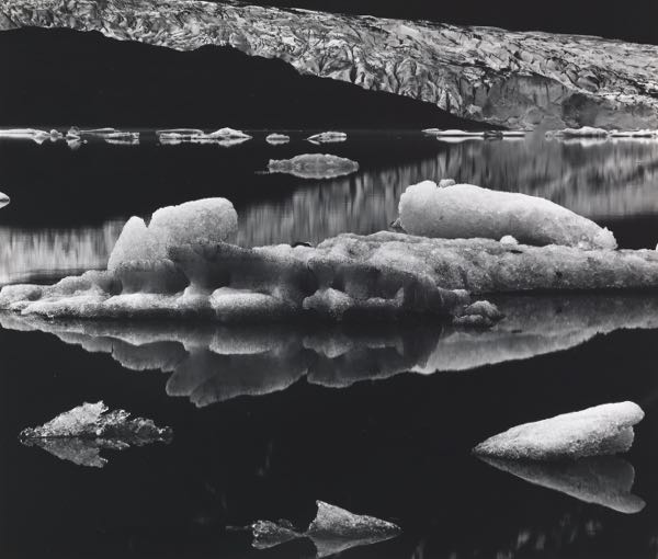 Appraisal: BRETT WESTON AMERICAN - x photograph Mendenhall Glacier Silver gelatin