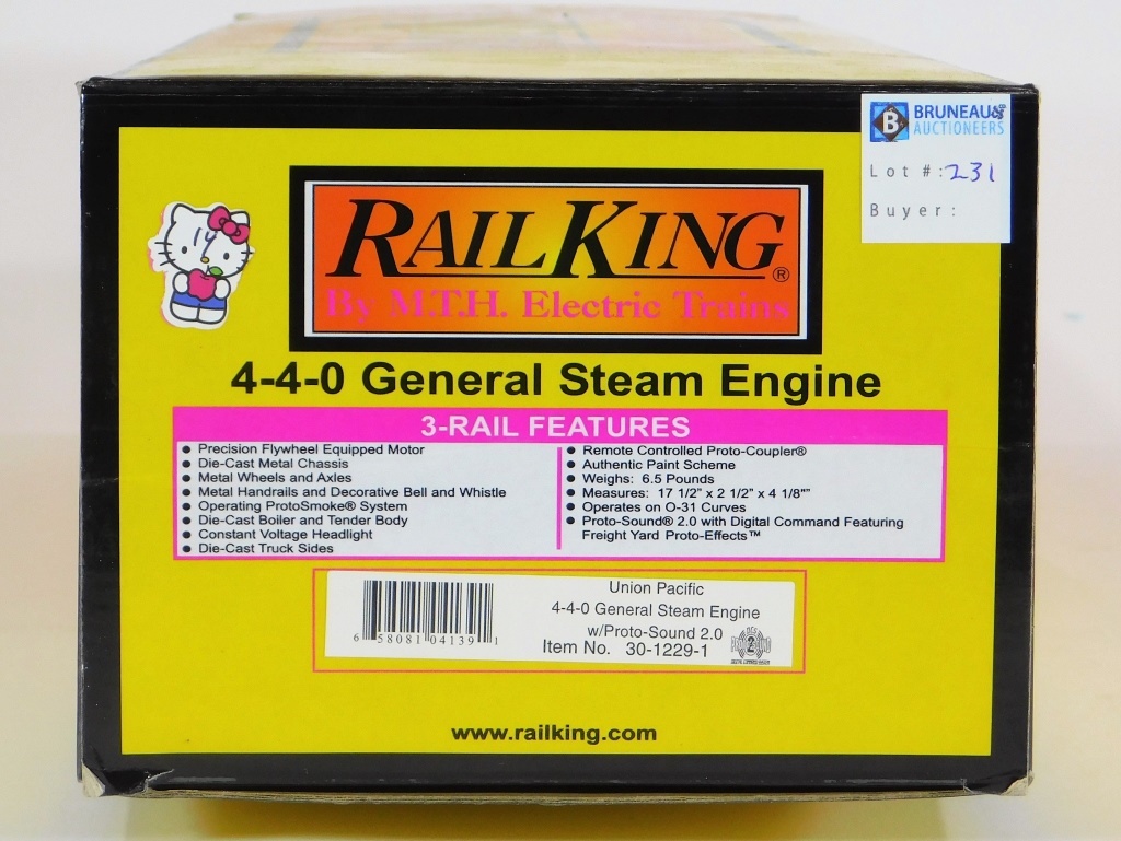 Appraisal: RAIL KING UNION PACIFIC - - STEAM ENGINE TRAIN United