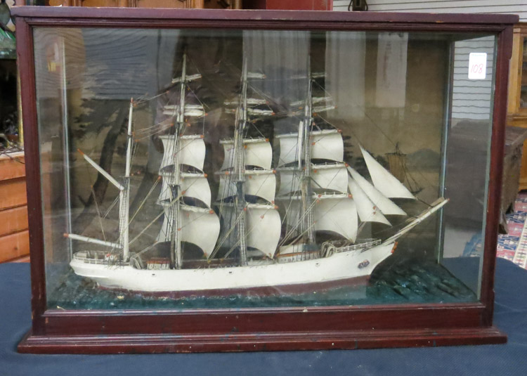 Appraisal: A NINETEENTH CENTURY SEATTLE CHINA TRADE CLIPPER SHIP MODEL IN