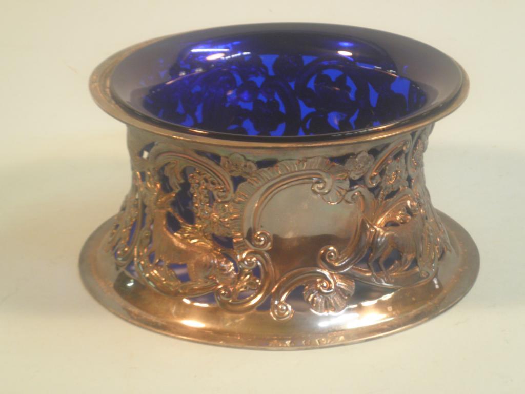 Appraisal: An Edward VII Irish silver dish ring by James Wakely