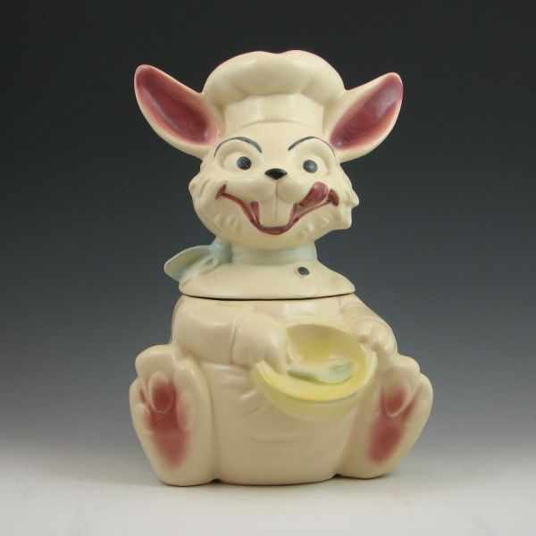 Appraisal: Brush Happy Bunny cookie jar Marked W Brush USA Mint